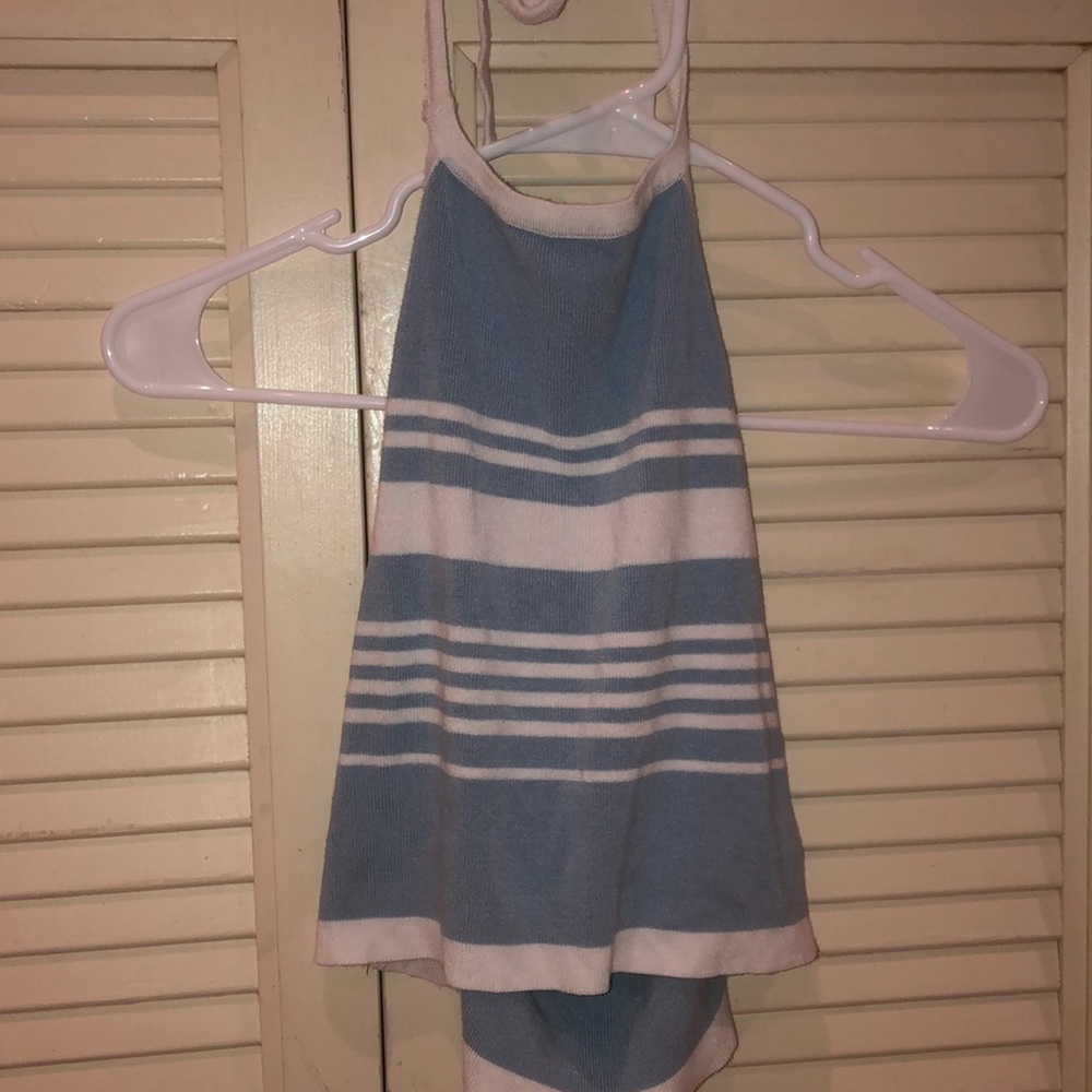 brandy halter top with tie